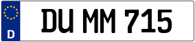 Truck License Plate